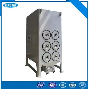 Vertical Cartridge Dust Collector Factory Custom Industrial Air Purification Dust Extractor thumbnail-2