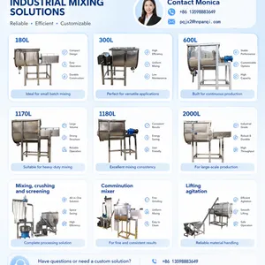 Cosmetic Powder Mixer Lab Food Powder Mixer Powder Mixer 50kg Dry Powder Mixer thumbnail-5