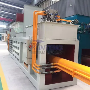 Horizontal Baling Machine High Capacity Waste Paper and Cardboard Press Bundle Machine EPC thumbnail-4