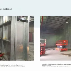 Class a Warehouse, Chemical Plant, Explosion-proof Plate, Blast-resistant Plate, Blast-resistant Wall, Explosion-venting Wall, Fire-resistant for 2 - 5 Hours, Fully Qualified, Construction and Installation thumbnail-3