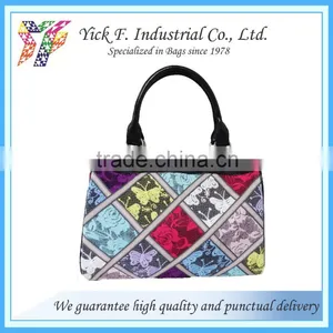 Fashionable Elegant Fancy Colorful Lace Handbag for Ladies Women thumbnail-1