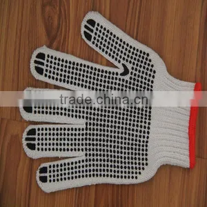 Comfortable Pvc Dotted Hand Work Gloves thumbnail-1