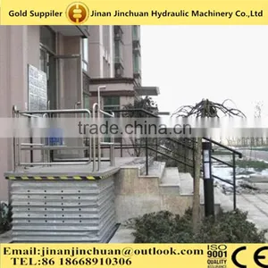 250kg Disable People Manual Platform Lift/Old People Construction Vertical Platform Lift thumbnail-2