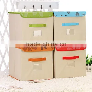 Spacious Canvas Collapsible Storage Box thumbnail-1