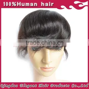 Best Selling 6 Inches Natural Indian Hair Men Hair Toupee thumbnail-4