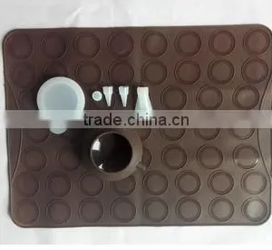 2016 Hot Sale Home Use Macarons Silicone Pad Macarons Silicone Mats thumbnail-1