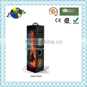Brand New Guitar Pattern Wood Tower Speaker thumbnail-1
