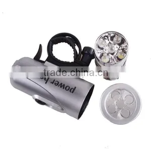 Plastic Front Bicycle Lamp 5LED 4*AAA Bicycle Lamp thumbnail-2