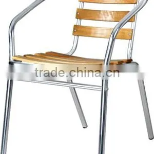 Outdoor Wooden Aluminum Chairs thumbnail-1