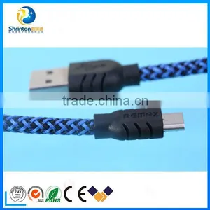 Hot Selling Nylon Braided USB Cable for Sumsung & Iphone thumbnail-4