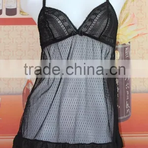 Sexy Transparent Womens Lingerie , Ladies Sleepwear Hot Nightwear Most Popular thumbnail-1