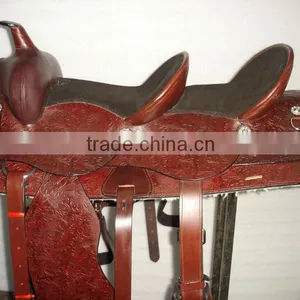 Leather Horse Saddle thumbnail-1