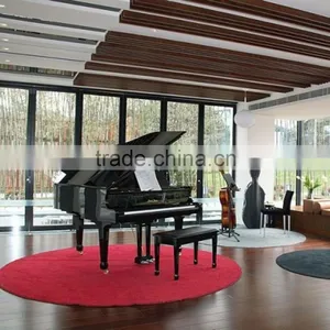 Interlocking Hickory Grain Calcite + PVC Flooring thumbnail-1