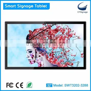 32" Lcd Advertising Player With 6 Points IR Touch Optional Digital Signage thumbnail-1