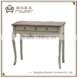 Shabby Chic Wood Provincial Antique Console Table Rustic Console Table Supplier's Choice thumbnail-1