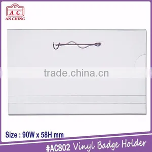 Id Pvc Card Badge Holder With Clipper Customized Size Available thumbnail-4