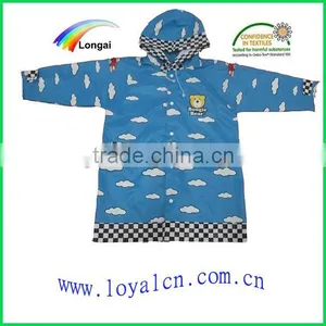 Summer Fashional Midi Pattern The Princess Style Strawberry Kids Raincoat thumbnail-6