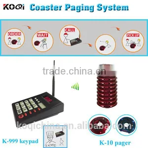 Wireless Guest Paging System Restaurant Call Pager Wireless Coaster Pager System Vibrating Pager thumbnail-1