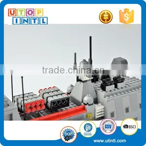 DIY Building Block Destroyer Model Fun Toys thumbnail-1