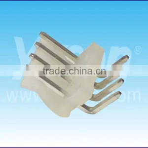 4 Pin Right Angle Single Row Waved Shape Wafer Connector thumbnail-1