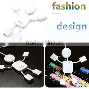 J212 EXW Price Four USB Distributor USB 2.0 Humanoid HUB Usb Splitter Wholesale thumbnail-3