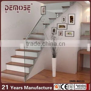Frosted Glass Railing With Clips to Glass Clamp thumbnail-1