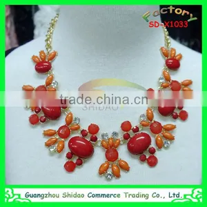 High Elegant Style Ladies Ruby Jewelry Necklace thumbnail-1
