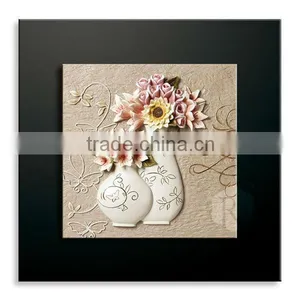 Flower in Vase Abstract Art Oil Paintings thumbnail-1