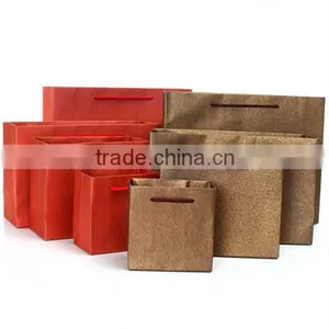 Cheap Wholsale Recycle Craft Brown Paper Kraft Bag/Packaging Kraft Paper Bag thumbnail-2