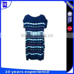 Aztec Stripe Day Dress thumbnail-2