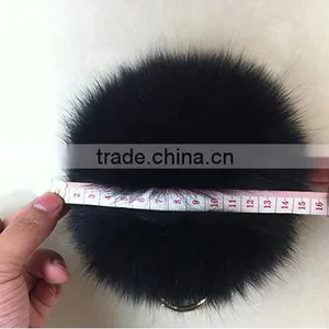 Fashion Genuine Fox Fur Ball for Keychain ,bag Toy Accessories thumbnail-3