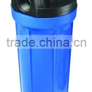 10'' Slim Blue Water Filter Housing(brass/plastic Port) thumbnail-1