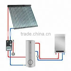 Heat Pipe Solar Collector System With Expansion Tank,intelligent Controller and Circulation Pump thumbnail-1