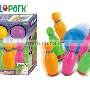 Bowling, Kids Toy Leisure Wooden Bowling Ball Equipment thumbnail-1