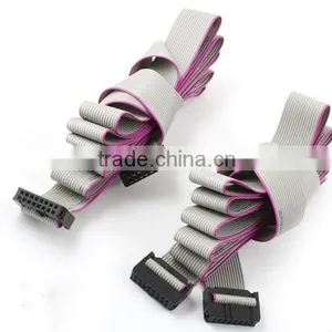 20cm Gray 16-pin Female to Female Breadboard Jumper Wires Ribbon Cable thumbnail-3