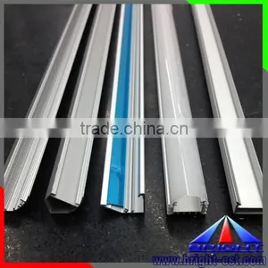 Extruded Aluminum Profile With Clear/Milk PC Cover for LED Rigid Bar Light thumbnail-1