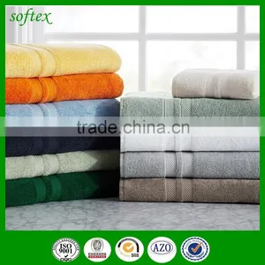 Luxury Hotel Spa Bath Towels 100% Cotton Dobby Border Set Spa Towel With Logo Towel Manufacturer thumbnail-5