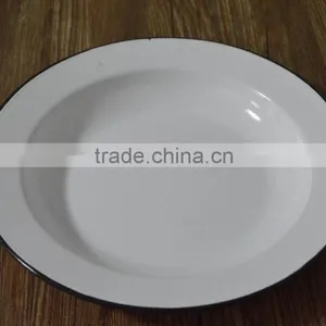 Enamel Pie Dish,metal Dish thumbnail-1