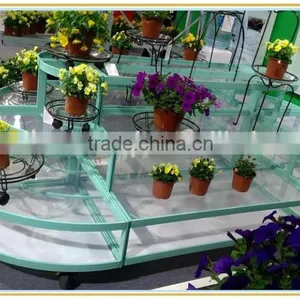 Garden Flower Pots/plant Pots Display Rack Garden Decor thumbnail-1