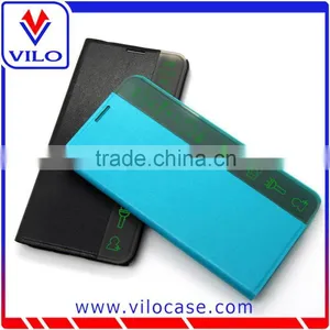 OEM Slim Simple Smart Leather Cover for Samsung S6 thumbnail-5
