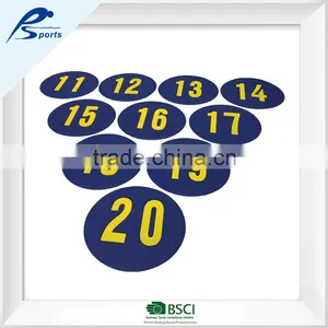 10PC Per Set 9" Educational Toy Pvc Numbers Mat thumbnail-1