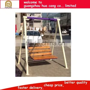 Playground Outdoor Antique Garden Swing, Wooden Swing H71-0555 thumbnail-1