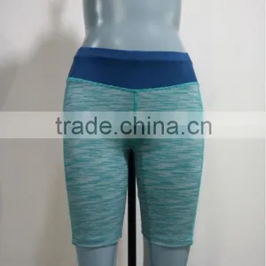 2014-2015 Fashion Stretch Yard Dye Short Pants Fitness Wear thumbnail-1