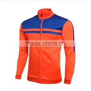2016 Newest Cheap High Quality Hot Sell Black Yellow Track Jacket thumbnail-3