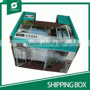 OEM HIGH QUALITY FOLDABLE CORRUGATED SHIPPING BOXES WITH WINDOW FOR MOVING FURNITURE thumbnail-2