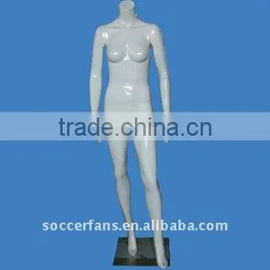 Without Head Female Mannequin White thumbnail-1