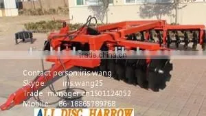 Hydraulic Trailed Offset Heavy Duty Disc Harrow 32 Disc Harrow thumbnail-1