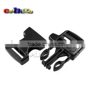 Black Emergency Survival Whistle Buckles For Paracord Bracelets #FLC007-A/B thumbnail-6