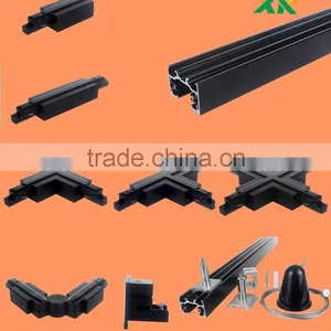 Recessed Single Circuit 2 Wires Track Rail For LED Track COB Light 30w 40w 50watt thumbnail-1
