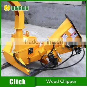 PTO Driven Wood Chipper Shredder With Hydraulic Feeding System thumbnail-1